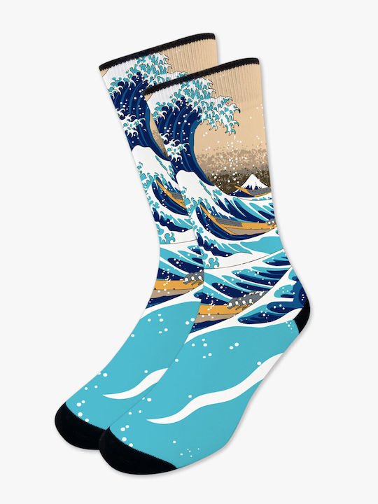 Great Wave Mehrfarbige Socken