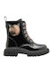 Kinderstiefel mit Reissverschluss Schwarz