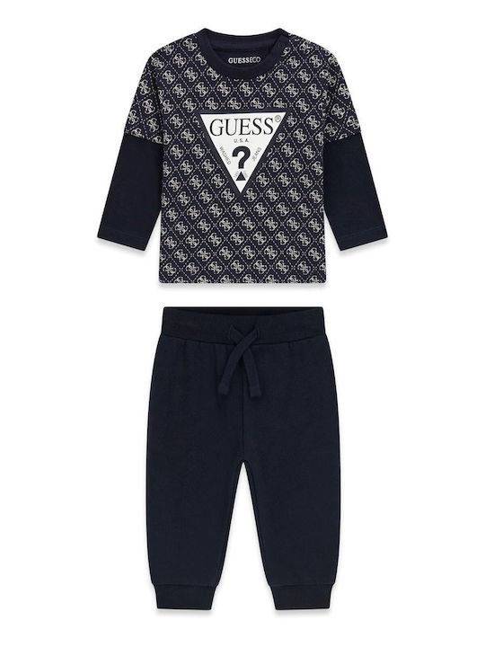 Kids Sweatpants Set Blue