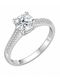 Brizzling Single Stone Ring