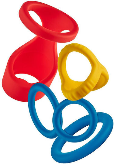 Long Play Love Подредба 5 Бройки Силиконови Пръстени За Ерекция Петел Dream Toys