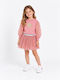 Kinderbekleidungsset mit Rock Winter 2 Stück Coral
