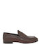 Leather Men's Loafers in Brown Colour