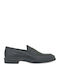 Δερμάτινα Ανδρικά Loafers σε Μαύρο Χρώμα