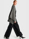 Damen Strickjacke Gestrickt Graue