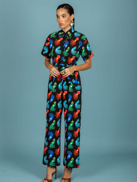 Damen Jumpsuit Schwarz