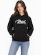 Long Women's Hooded Sweatshirt Yellow