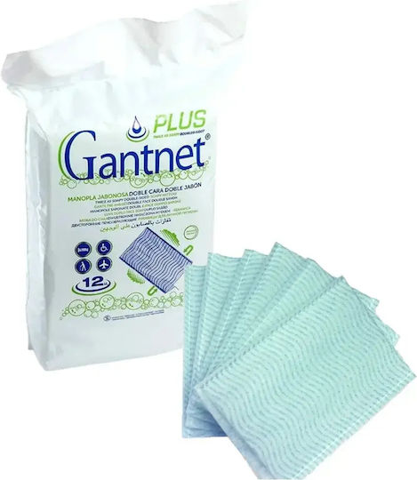 Layertex Ръкавица за почистване за тялото за залежали / пациенти 12 бр
