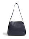 Damentasche aus Leder in Navyblau