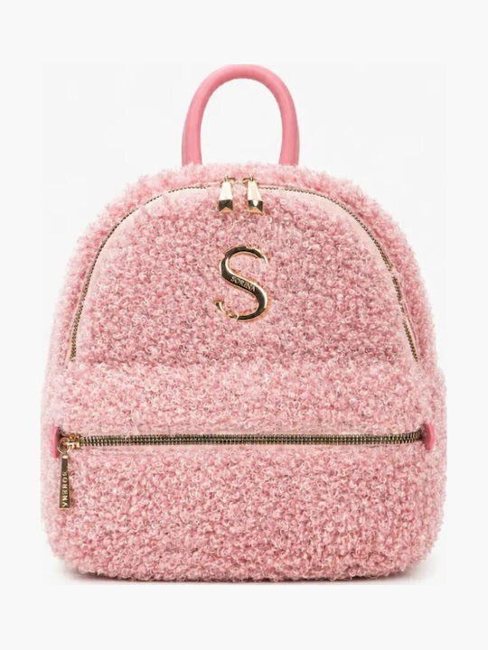 Women's Pink Backpack Bag