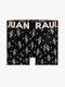 Herren Boxershorts Schwarz mit Mustern