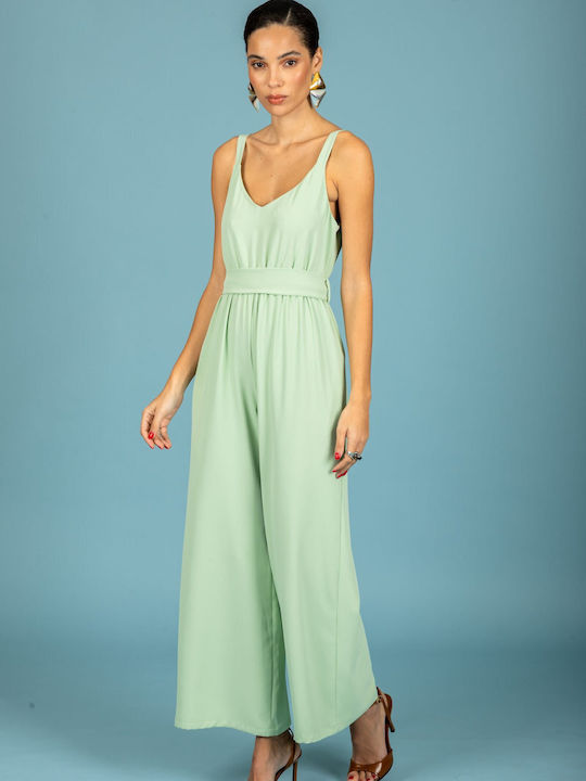 Damen Jumpsuit Grün