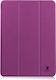 Bizon Tab Croc Case Compatibil Ipad Air 4 2020 5 2022 6 2024 Violet Închis