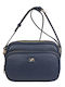 Damen Handtasche Crossbody Schulter Blau