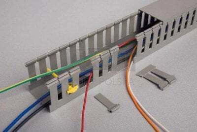EM Group Cable Channel Made of Grey Plastic 2m
