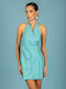 Summer Mini Dress Aloe