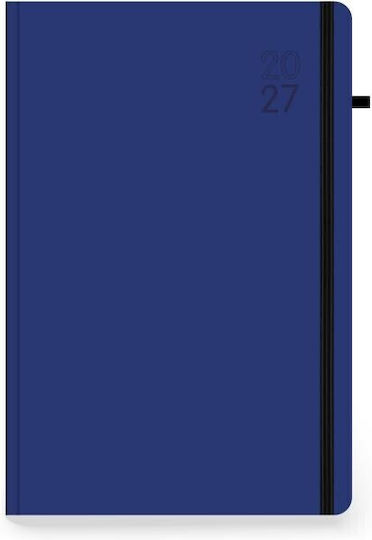 Innostat Ημερήσια Ατζέντα 2027 Navy Μπλε 17x24εκ.