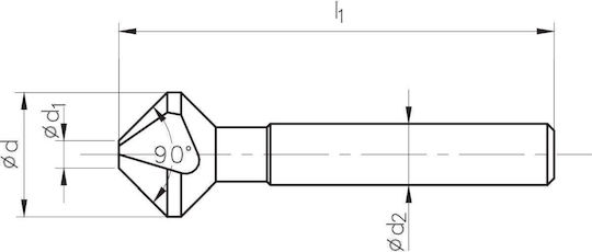 Fanar Con De Scufundare Din 335-c 90''*20 5 Hsse Ticn