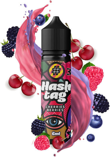 Hashtag Shot de aromă 6ml/60ml 1 buc Cireșe Fructe de pădure