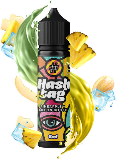 Hashtag Flavor Shot 6ml/60ml 1 Stück Ananas & Melone Boost Ice