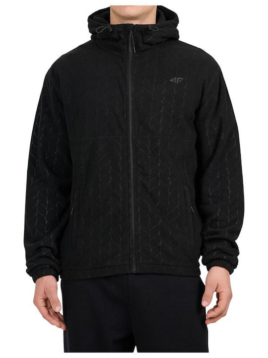 Jachetă bărbătească Fleece Neagră