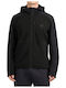 Cardigan bărbătesc Fleece Negru