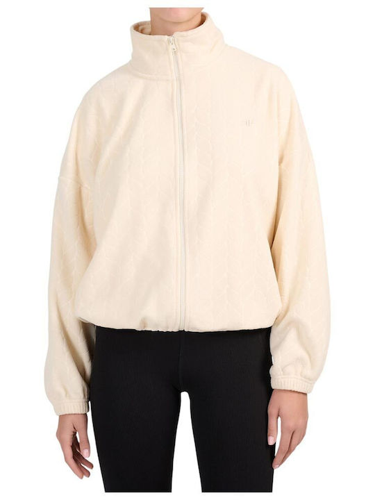 4F Fleece Women's Cardigan Beige
