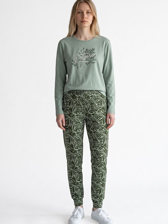 Minerva Winter Women's Pyjamas Set Pistachio