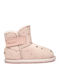 Kinderstiefel mit Bügel- und Schleifenverschluss Rosa