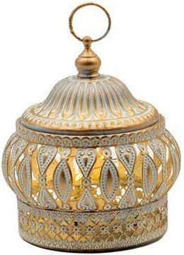 Eurolamp Dekoratives Tischlicht Laterne 3 Stück 9x9x11cm