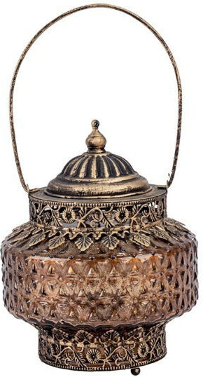 Decorative Table Lamp E14 Lantern 13x13x16.5cm