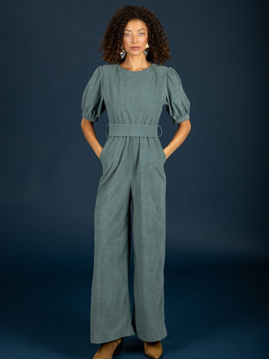 Damenteil Jumpsuit Petrol