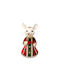 Set Hanging Christmas Tree Ornaments Mouse Plastic Multicoloured 16x26cm 6 Pieces