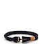SteweHome Men's Bracelet with Anchor Design Made of Cord