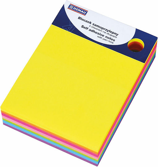 Donau Sticky Memo Pads Cube 40 Yellow Sheets 10.1x7.6cm