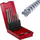 fischer Set 5 Burghie cu Cap de Foraj SDS Plus