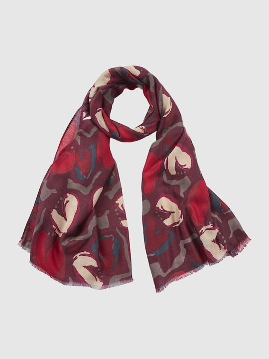 Verde Women's Burgundy Shawl