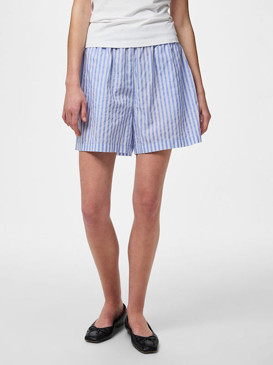 Pieces Damen-Shorts Blau Hell