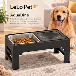 Lelo Pet Stainless Steel Food & Water Bowl for Dog