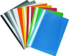 Transparent File Folder for A4 Paper White