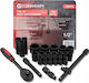 Forcekraft Forcekraft Ratchet with Sockets 1\2" 26 Pieces