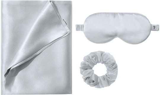 Feel & Touch Beauty Schlafmaske Aus Seide Silber