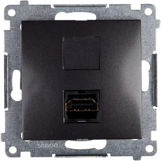 Kontakt-simon Hdmi Socket Simon 54 Anthracite Dghdmi.01/48