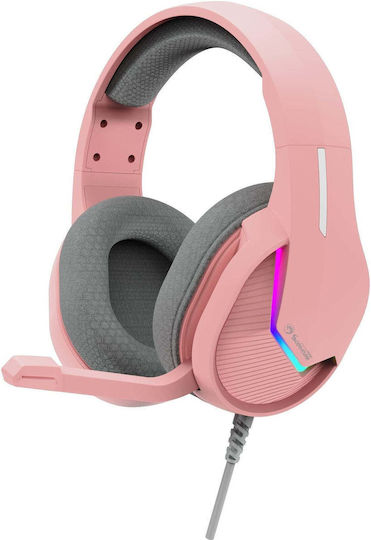 Marvo H8618 Гейминг слушалки Over Ear с USB свързаност Розови