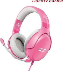 Takstar Liberty Gamer FLIT Over Ear Gaming Headset with 3.5 mm Connection Pink Takstar Liberty Gamer FLIT Over Ear Gaming Headset with 3.5 mm Connection Pink