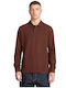 Millers River Polo Long Sleeve Brown