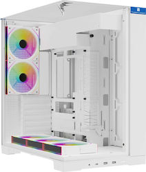 Thermalright A70 Геймърско Midi Tower Компютърно Кутийо с Страничен Прозорец и ARGB Осветление Бяло Thermalright A70 Геймърско Midi Tower Компютърно Кутийо с Страничен Прозорец и ARGB Осветление Бяло