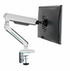Serioux Desk Monitor Stand up to 45" with Silver Arm