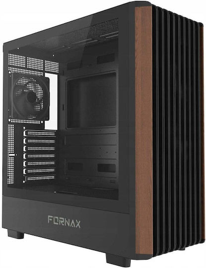Gembird Fornax Midi-Turm Computergehäuse Schwarz