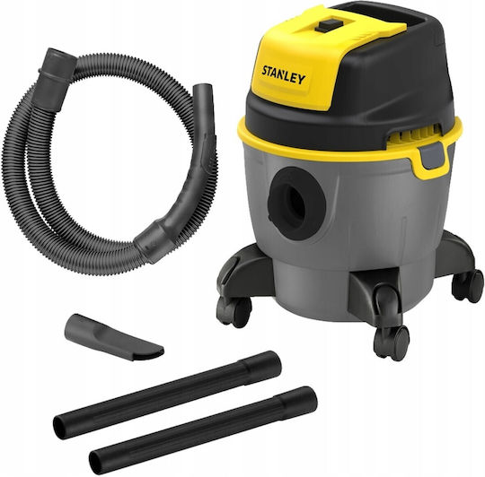 Aspirator Umed-Uscat 1000W cu Recipient din Plastic de 15lt Galbenă